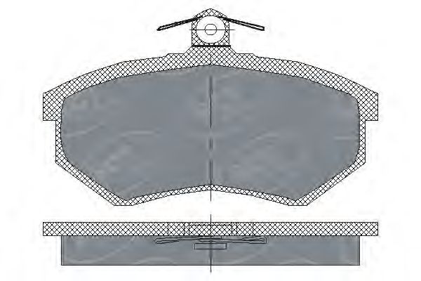 Тормозные колодки SCT SP 176 PR