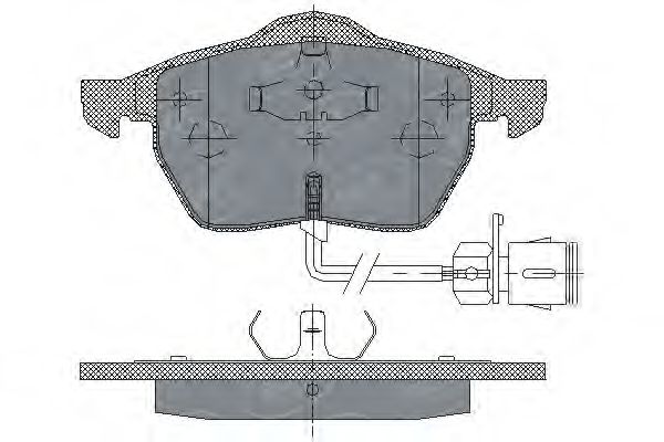 Тормозные колодки SCT SP 178 PR