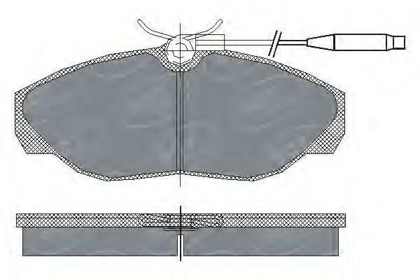 Тормозные колодки SCT SP 182 PR
