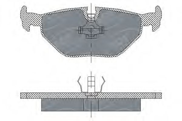 Тормозные колодки SCT SP 184 PR