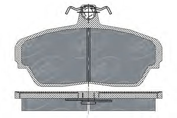 Тормозные колодки SCT SP 187 PR