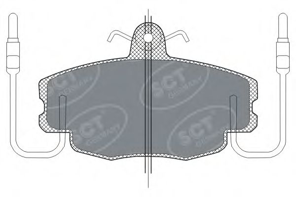 Тормозные колодки SCT SP 189 PR