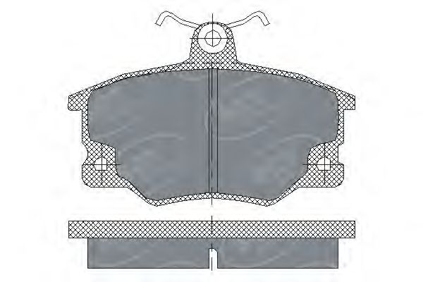 Тормозные колодки SCT SP 191 PR