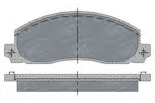 Тормозные колодки SCT SP 208 PR