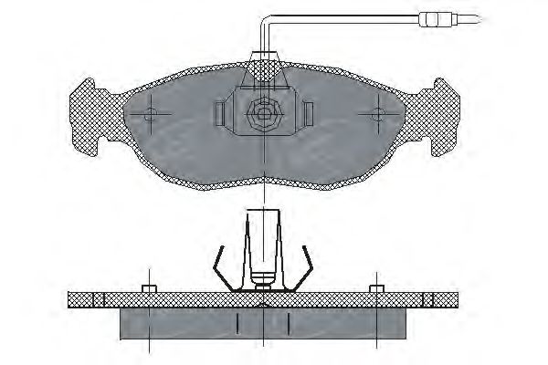 Тормозные колодки SCT SP 214 PR
