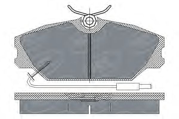 Тормозные колодки SCT SP 215 PR