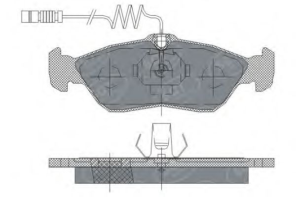 Тормозные колодки SCT SP 232 PR