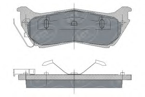 Тормозные колодки SCT SP 245 PR