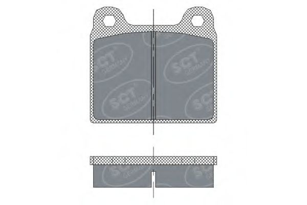 Тормозные колодки SCT SP 251 PR