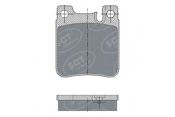 Тормозные колодки SCT SP 255 PR