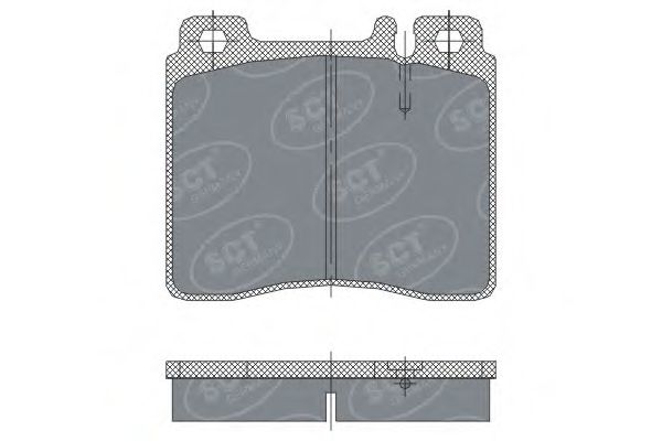 Тормозные колодки SCT SP 256 PR