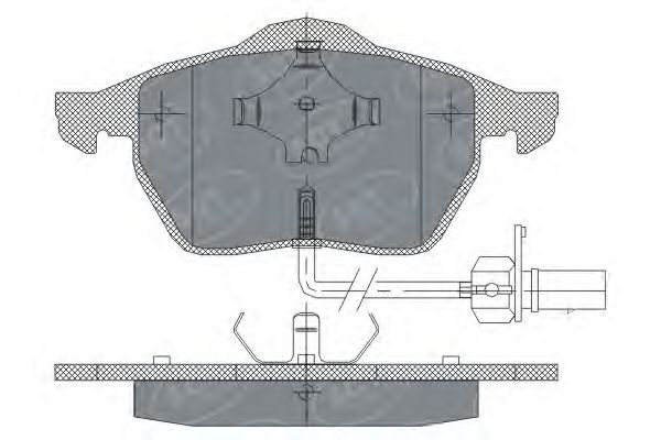 Тормозные колодки SCT SP 259 PR