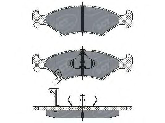 Тормозные колодки SCT SP 266 PR