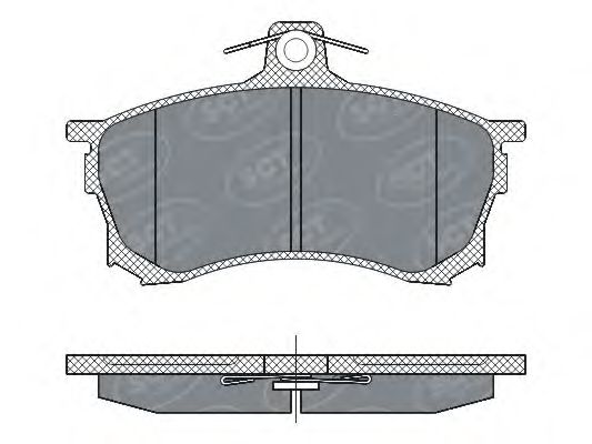 Тормозные колодки SCT SP 268 PR