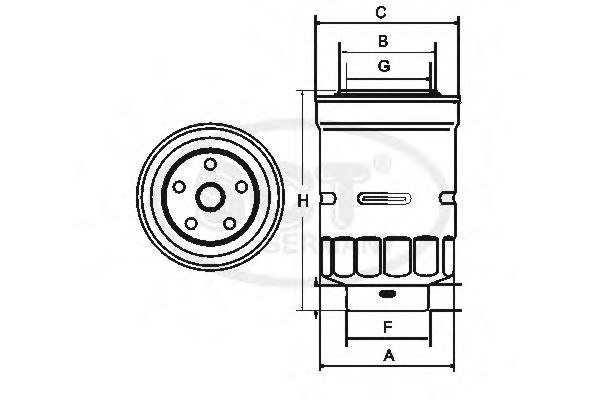Топливный фильтр SCT ST 322