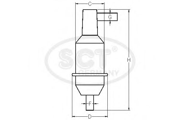 Топливный фильтр SCT ST 340