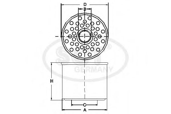 Топливный фильтр SCT ST 701 Топливный фильтр SCT ST 701