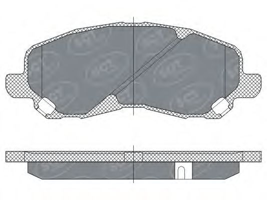 Тормозные колодки SCT SP 273 PR