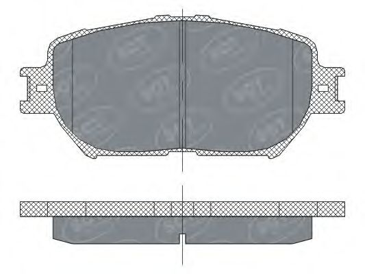 Тормозные колодки SCT SP 275 PR