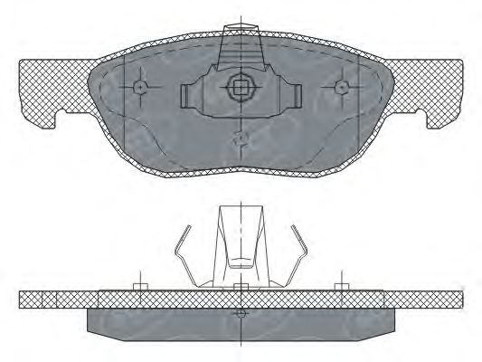Тормозные колодки SCT SP 296 PR