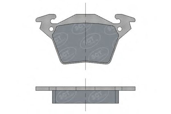 Тормозные колодки SCT SP 302 PR