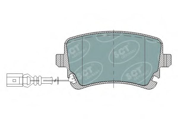 Тормозные колодки SCT SP 288 PR