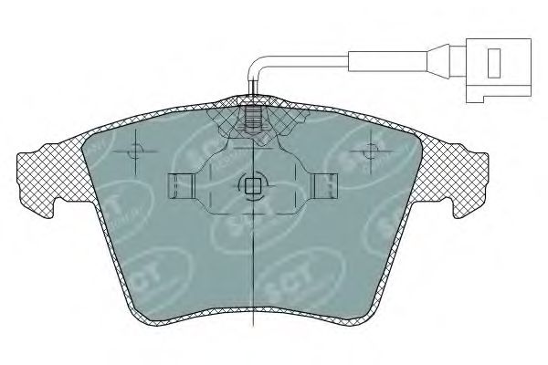 Тормозные колодки SCT SP 311 PR