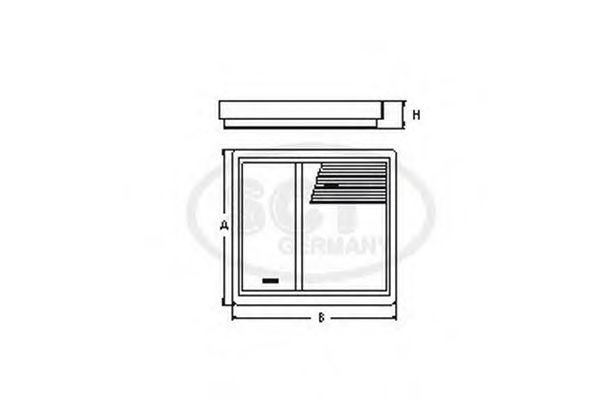 Воздушный фильтр SCT SB 2149 Воздушный фильтр SCT SB 2149