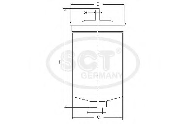 Топливный фильтр SCT ST 6090