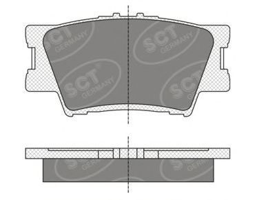 Тормозные колодки SCT SP 336 PR