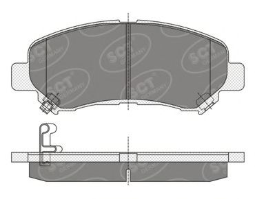 Тормозные колодки SCT SP 337 PR