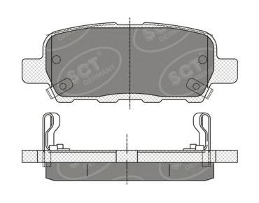 Тормозные колодки SCT SP 339 PR