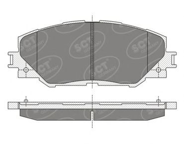 Тормозные колодки SCT SP 342 PR