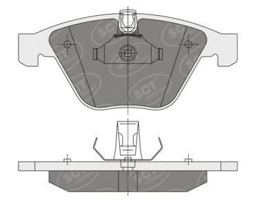 Тормозные колодки SCT SP 355 PR