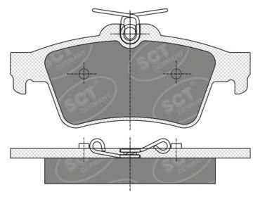 Тормозные колодки SCT SP 357 PR