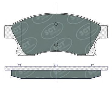 Тормозные колодки SCT SP 359 PR