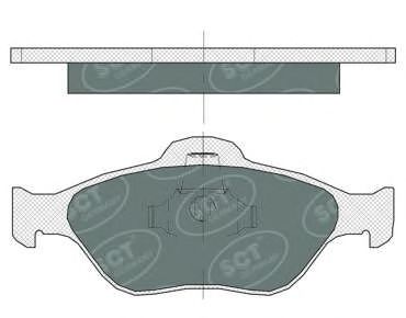 Тормозные колодки SCT SP 363 PR