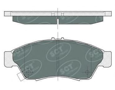 Тормозные колодки SCT SP 364 PR