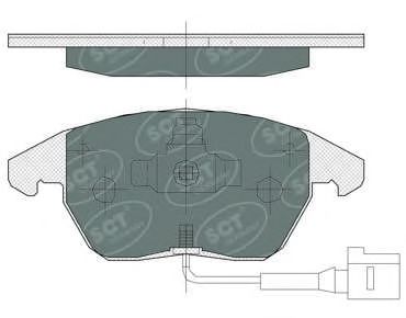 Тормозные колодки SCT SP 367 PR