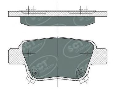 Тормозные колодки SCT SP 369 PR