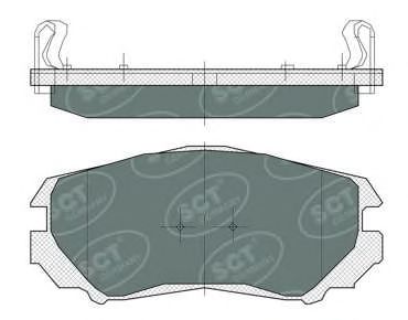 Тормозные колодки SCT SP 370 PR