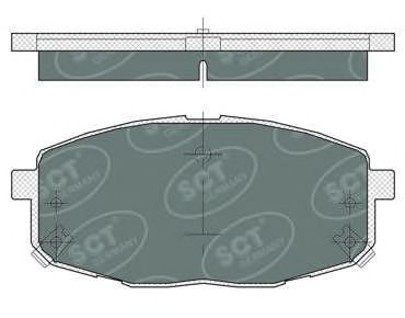 Тормозные колодки SCT SP 374 PR
