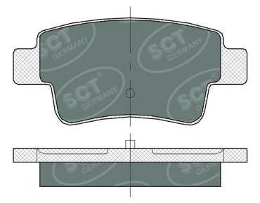Тормозные колодки SCT SP 378 PR