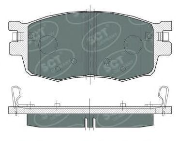 Тормозные колодки SCT SP 379 PR