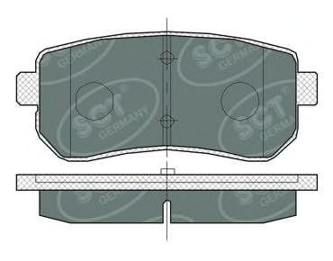 Тормозные колодки SCT SP 380 PR