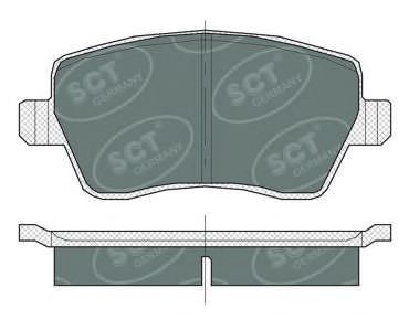 Тормозные колодки SCT SP 383 PR