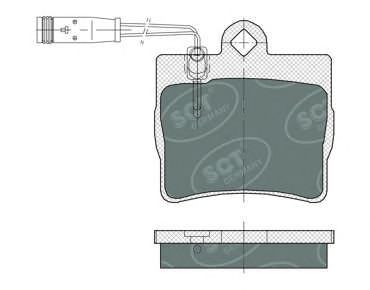 Тормозные колодки SCT SP 389 PR