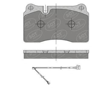 Тормозные колодки SCT SP 396 PR