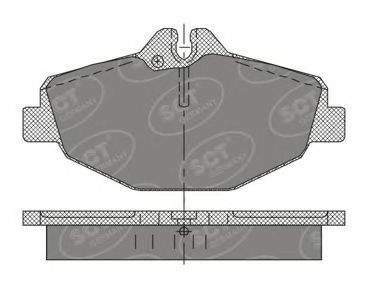 Тормозные колодки SCT SP 403 PR