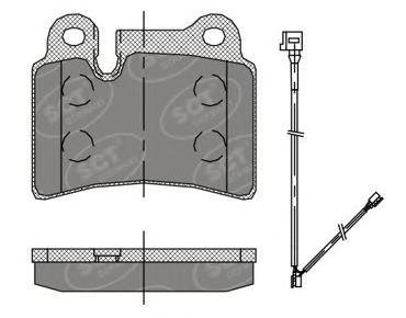 Тормозные колодки SCT SP 397 PR
